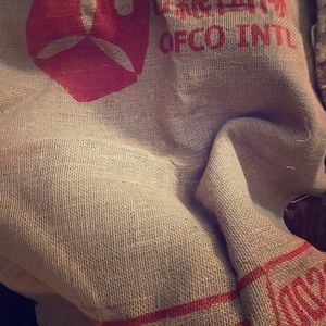 COPY - Genuine imported Coffee Sacks. Heavy Burlap